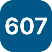 607
