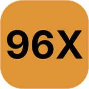 96X