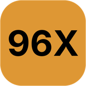 96X