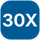 30X