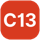 C13